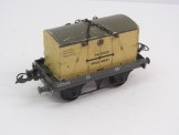 Postwar Hornby Gauge 0  GW Low Sided Wagon with Insulated Meat Container