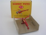 Dinky Toys 716 Westland-Sikorsky S.51 Helicopter Red, Boxed