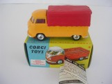 Corgi 431 Volkswagen Pick-Up Yellow with Red Canopy, Boxed