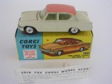 Corgi 234 Ford Consul Classic Beige Body with Pink Roof, Boxed