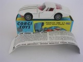 Corgi 324 Marcos 1800 GT with Volvo Engine White, Boxed