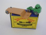 Matchbox 1-75 Series No 27 Bedford Lowloader 78mm Pale Green and Tan, Boxed