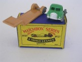 Matchbox 1-75 Series No 27 Bedford Lowloader 78mm Pale Green and Tan, Boxed