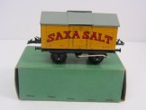 Postwar Hornby Gauge 0  No 50 "Saxa Salt" Wagon Boxed