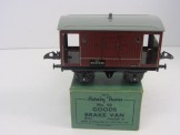 Postwar Hornby Gauge 0  No 50 Brake Van Boxed