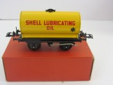 Postwar Hornby Gauge 0  No 50 "Shell Lubricating Oil " Tank Wagon Boxed