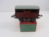 Postwar Hornby Gauge 0  No 50 Cattle Truck Boxed