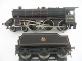 Very Rare Bassett-Lowke Post War Gauge 0 12 Volt DC BR 4-6-0 Black Five Locomotive and Tender 45126