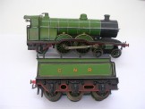 Bing Gauge 0 Clockwork GNR 4-4-0 Atlantic Locomotive and Tender 1442