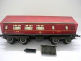 Hornby Gauge 0 LMS No 2 Corridor Coach Brake Third, Boxed