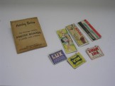 Rare Hornby Gauge 0 Buff coloured envelopes containing 3 large and 3 small poster boards with posters