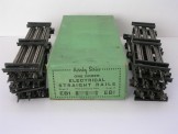 Hornby Gauge 0 One Dozen Electrical Straight Rails EB1, Boxed