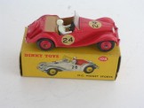 Dinky Toys No 108 MG Midget Sports Red No 24, Boxed