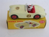 Dinky Toys No 109 Austin Healey '100' Sports Cream No 23, Boxed