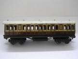 Marklin Gauge 0 30cm LNWR First Third Bogie Coach with fixed doors