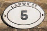 London & North Western Railway Cast Iron Bridge Plate