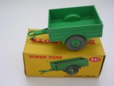 Dinky Toys 341 Land Rover Trailer Green, Boxed