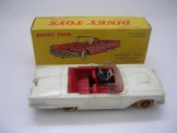 Dinky Toys 555 Cabriolet Ford Thunderbird White with Red interior, Boxed