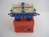 Hornby Gauge 0 ''United Dairies'' Tank Wagon, Boxed