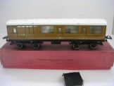 Hornby Gauge 0 LNER No 2 Corridor Coach Brake Third, Boxed