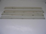 4 x Hornby Gauge 0 Lengths of White Platform Fencing