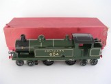 Rare Hornby Gauge 0 Clockwork SR Green No 2 4-4-4 Tank Locomotive B604 Contained in Service Department Box
