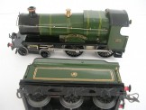 Hornby Gauge 0 Clockwork GWR No 2 Special Locomotive and Tender ''County of Bedford''