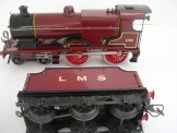 Early Hornby Gauge 0 First Series LMS Clockwork No 2 Special Compound Locomotive and Tender