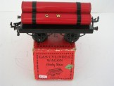 Early Hornby Gauge 0 GW Gas Cylinder Wagon, Boxed