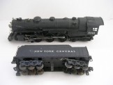 Lionel Trains Gauge 0 Electric New York Central 4-6-4 Hudson Locomotive and Tender 5344
