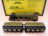Corgi/Bassett-Lowke Gauge 0 12 Volt DC LNER Green A3 ''Flying Scotsman'' Locomotive with twin tenders, Boxed as new