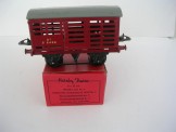 Post War Hornby Gauge 0 No 1 Milk Traffic Van with Cans, Boxed