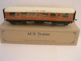 Ace Trains Gauge 0 C4 LNER First Class Corridor Coach, Boxed