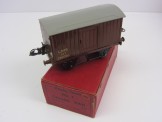 Postwar Hornby Gauge 0 LMS No1 Goods Van Boxed