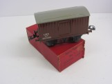 Postwar Hornby Gauge 0 LMS No1 Goods Van Boxed