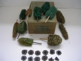 Hornby Gauge 0 11 Trees with stands, Boxed (Box for 12)