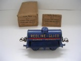 Hornby Gauge 0 ''Redline-Glico'' Tank Wagon contained in rare late brown box