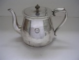 Silver Plated Tea Pot engraved LMS Steamers