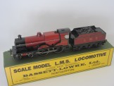 Early Bassett-Lowke Gauge 0 12v DC LMS Compound Locomotive and Tender 1036