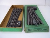 Hornby Gauge 0 Solid Steel Pair of EPL3 and EPR3 Left Hand and Right Hand Points