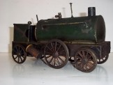 Rare 3 1/4 '' Gauge Live Steam 2-2-2 Floor Train named ''Express''