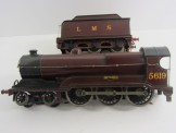 Unusual Bing Gauge One Electric LMS Maroon 4-6-0 Locomotive and Tender 5619 "Britannia"