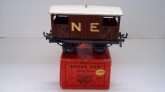 Early Hornby Gauge 0 NE Brake Van, Boxed