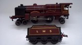 Hornby Gauge 0 Clockwork LMS Maroon 3C 4-4-2 ''Royal Scot'' Locomotive and Tender