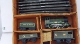 Early Hornby Gauge 0 Clockwork GWR No 1 Special Goods Set, Boxed