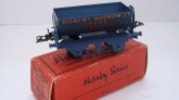 Hornby Gauge 0 Dark Blue ''Robert Hudson Ltd Leeds'' Side Tipping Wagon, Boxed