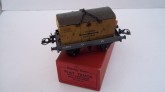 Hornby Post War Gauge 0 GW Flat Truck with Insulated Meat Container, Boxed