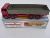 Dinky Supertoys 901 Foden Diesel 8 Wheel Wagon.  Red cab, chassis and hubs.  Fawn body.