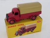 Dinky Toys 413 Austin Covered Wagon.  Red with tan cover, Boxed