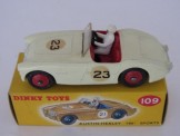 Dinky Toys 109 Austin Healey '100' Sports.  Cream No 23, Boxed